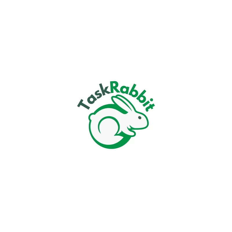 TaskRabbit Green Circular Rabbit Logo Design Coffee Mug