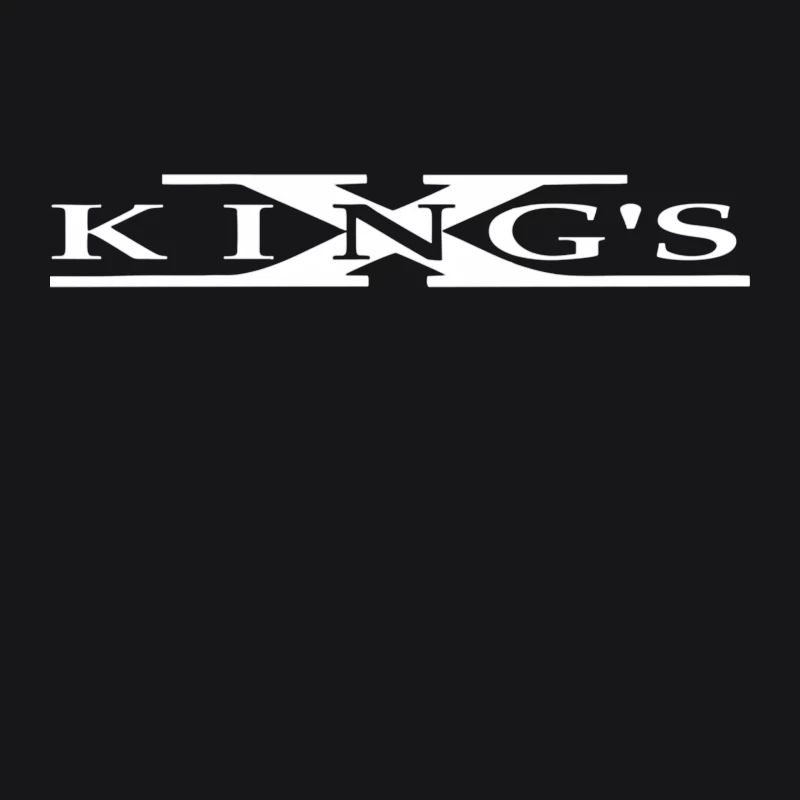 King's Text Logo Outline Design Female Pullover Hoodie