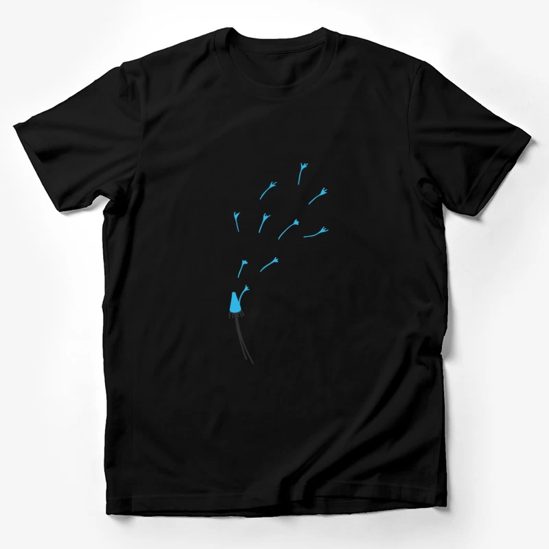 Dessin de pissenlit en graines Homme T-Shirt