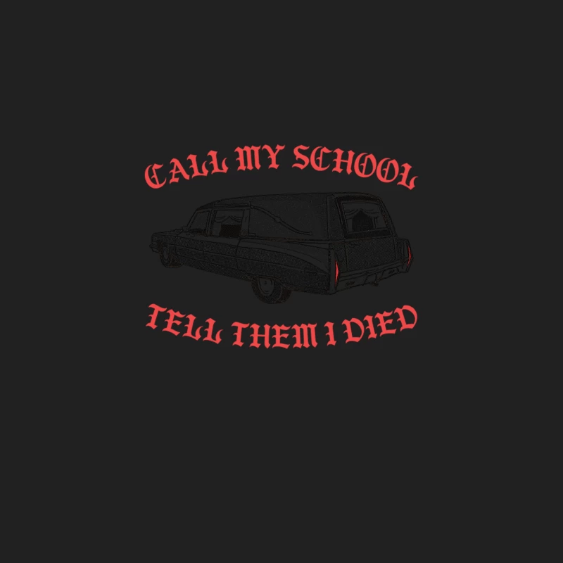 Call My School - Tell Them I Died - Nihilist Memes Bucket Hat
