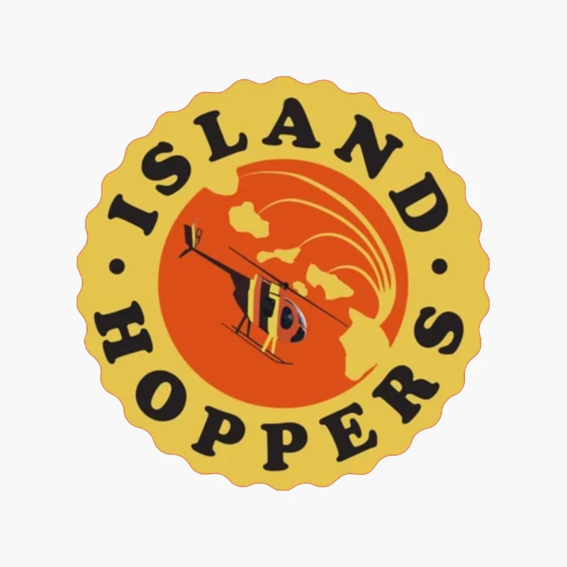 Island Hoppers Retro Cotton Tote Bag