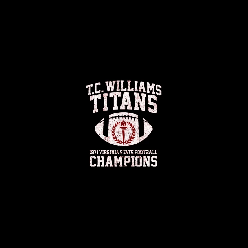 T.C. Williams Titans 1971 Football Desk Mat