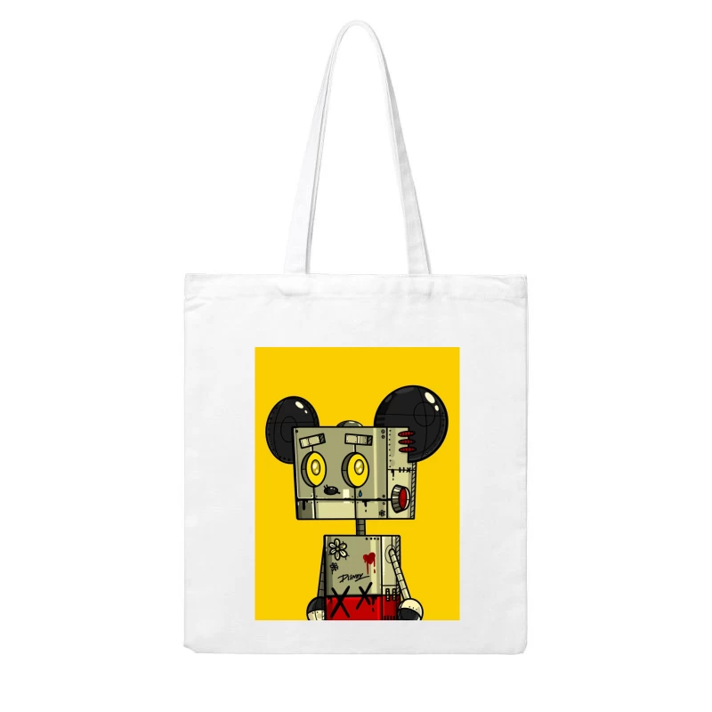 Mikeybot Cotton Tote Bag