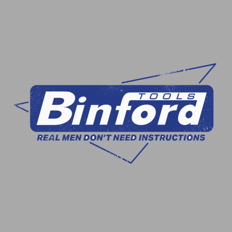 Binford Tools Vintage Logo with Masculine Marketing Slogan Female Pullover Hoodie