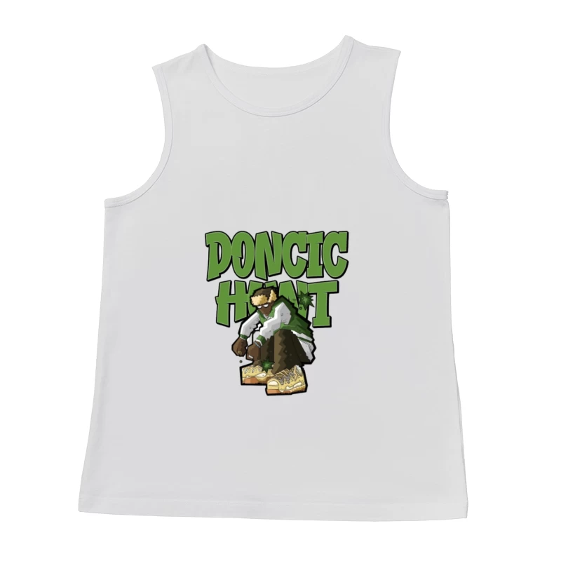 Streetwear-Kunst mit stilisierter Figur Herren Tanktops