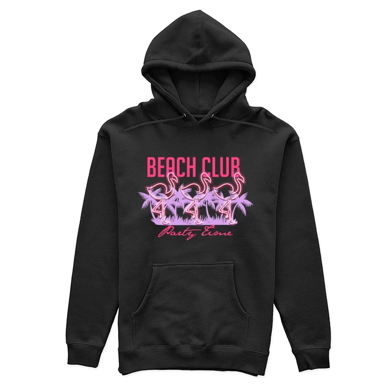 Soirée Club de Plage Flamant Femme Sweat à capuche