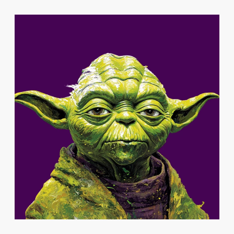 Iconic Green Alien Jedi Master from Star Wars Pin