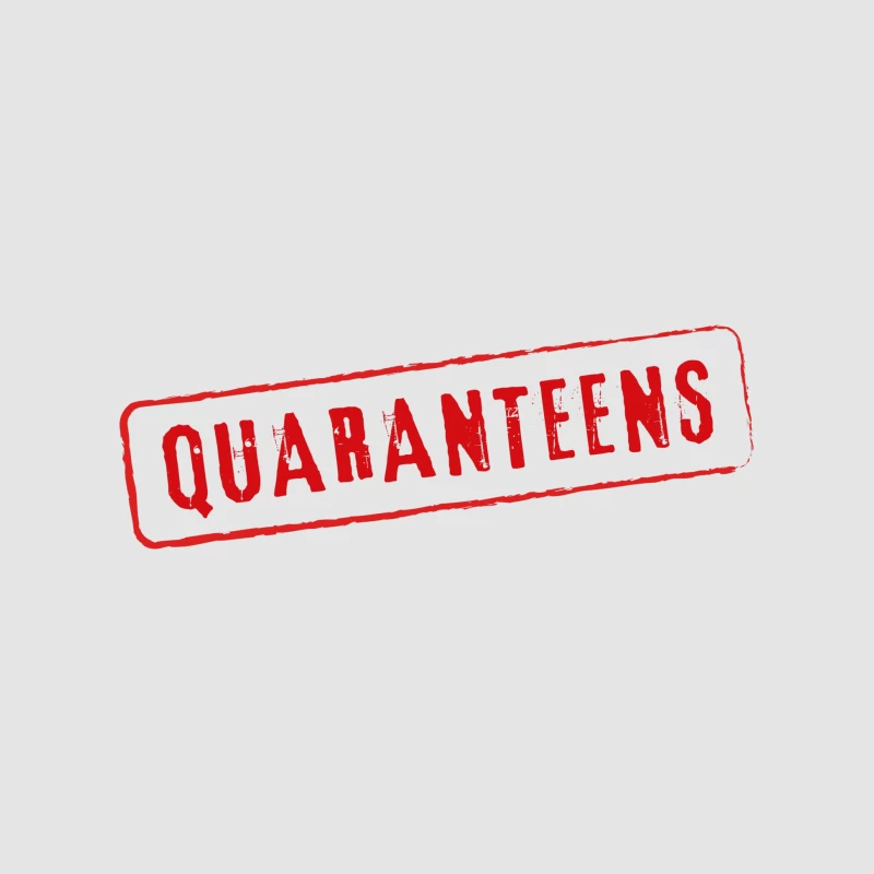 Motif Quaranteens Rouge Homme Sweat à capuche