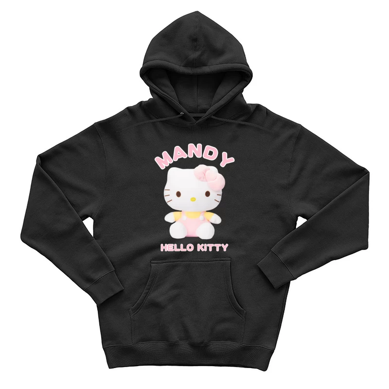 Mandy Hello Kitty in Rosa Herren Pullover Hoodie