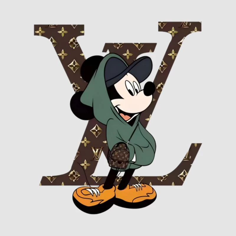 Mickey-Trend mit Luxus-Design Herren Pullover Hoodie