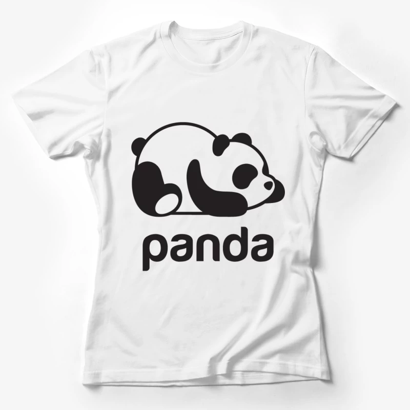 Schlafender Panda Logo Damen T-Shirt