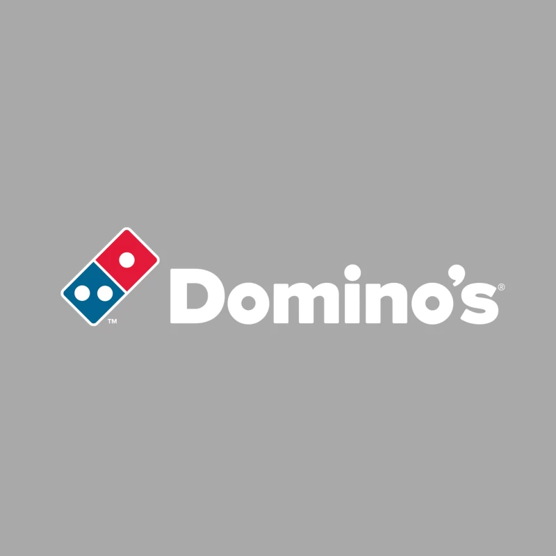 Domino's Pizza Minimalist Brand Logo Male Pullover Hoodie