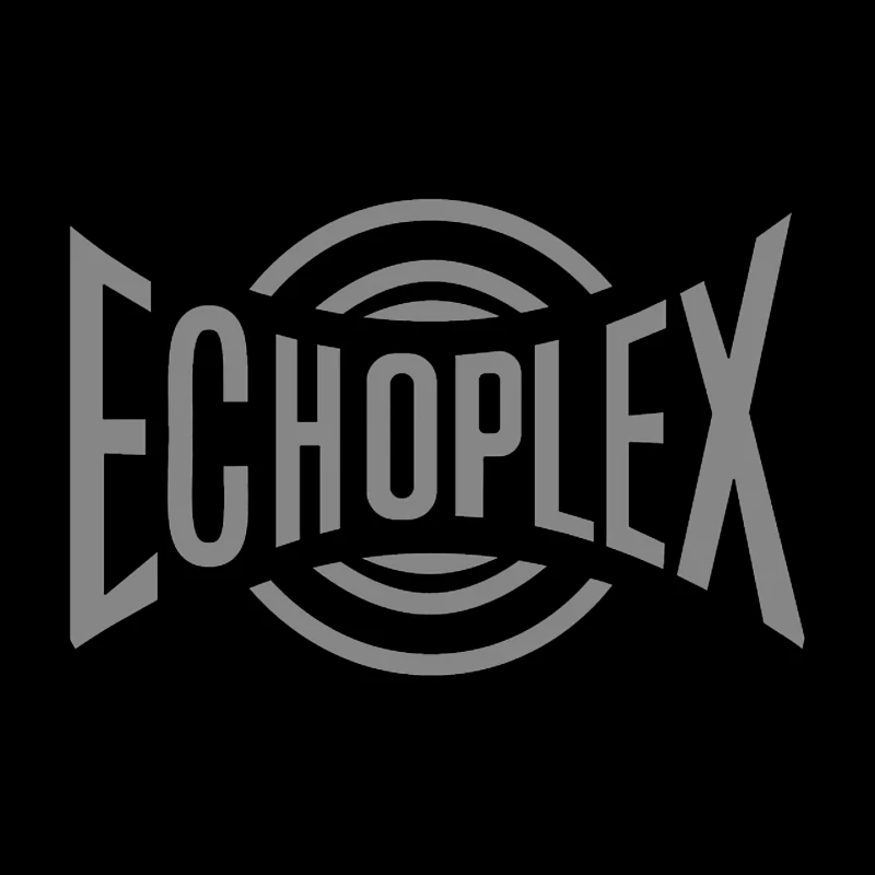 Echoplex Vintage Audio Brand Logo Design Mouse Pad