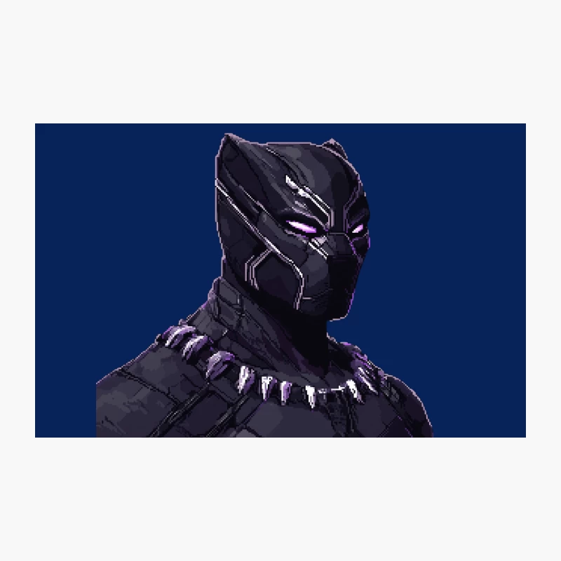 Black Panther: Marvel Superhero in Iconic Mask Travel Mug