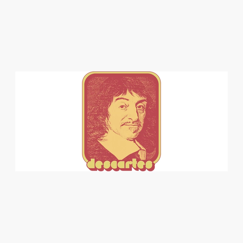 Descartes  Retro Aesthetic Fan Art Design Coffee Mug