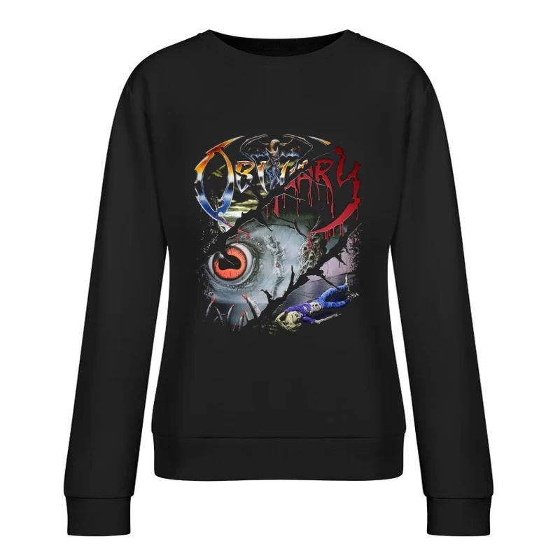 Obituary Female Pullover Sweatshirt