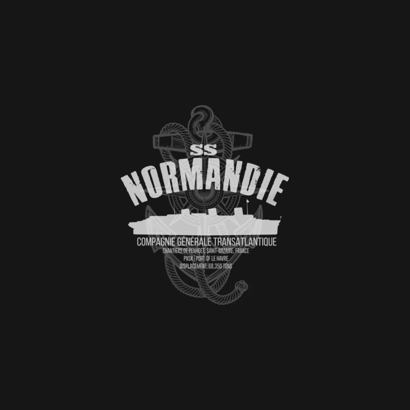 SS Normandie Desk Mat