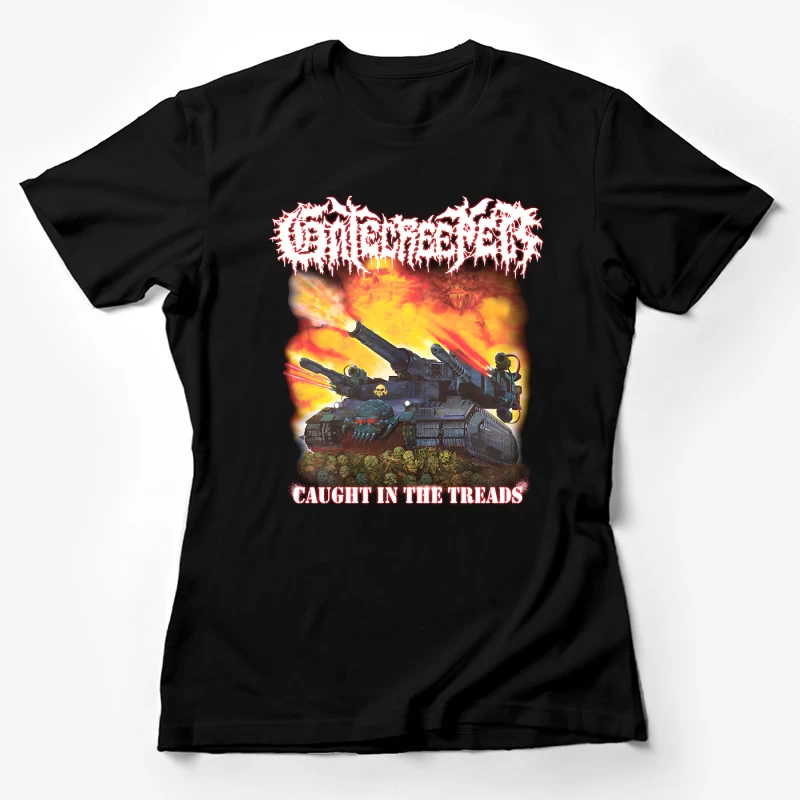 Gatecreeper Caught In The Treads Female T-Shirt