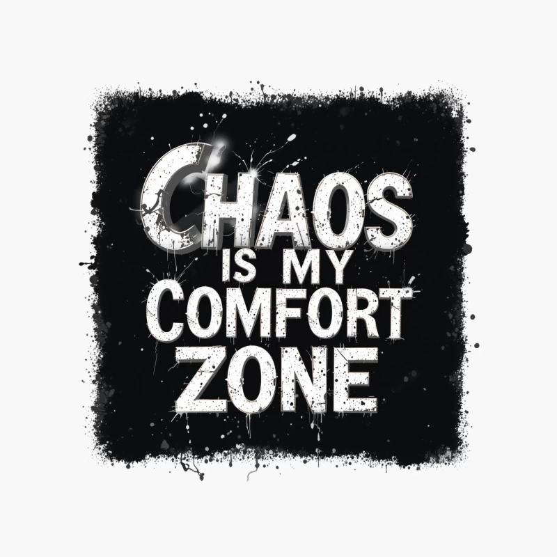 Chaos Is My Comfort Zone Cotton Tote Bag