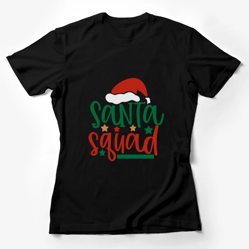 Équipe du Père Noël festive Femme T-Shirt