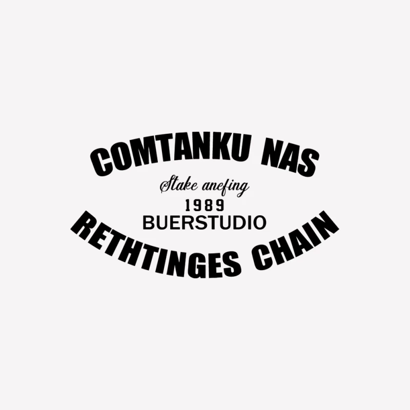 Retro-Design mit Text Herren T-Shirt
