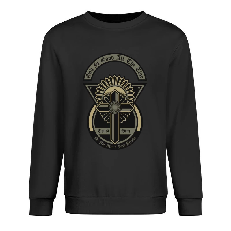 Croix Religieuse: Foi et Confiance Homme Sweat-shirt à enfiler