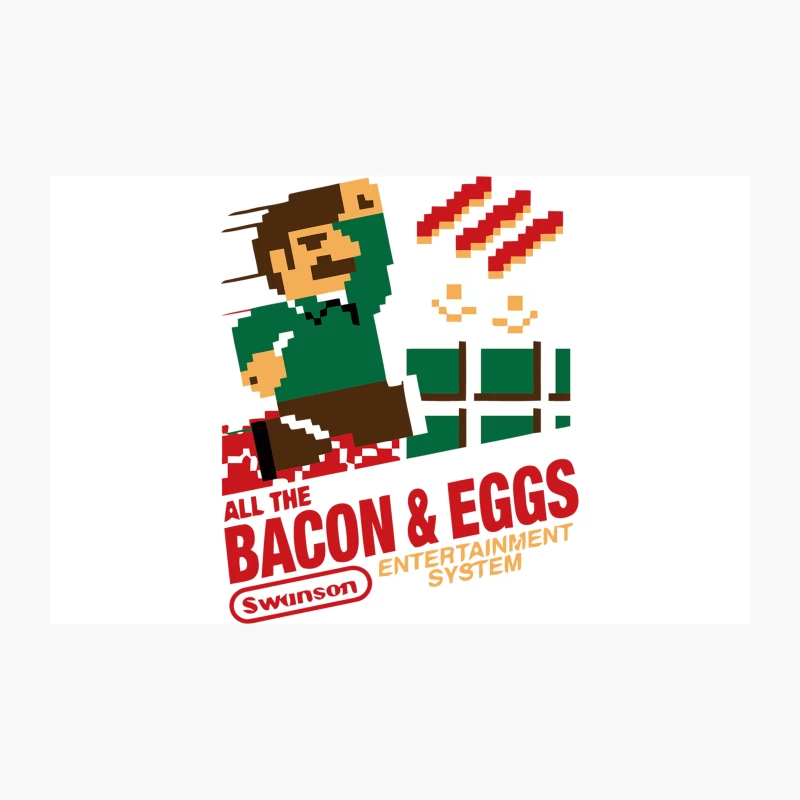 Retro Gaming Parody: All the Bacon & Eggs Entertainment System Travel Mug