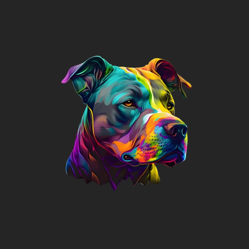 Bunte Hundekunst Herren Pullover Sweatshirt