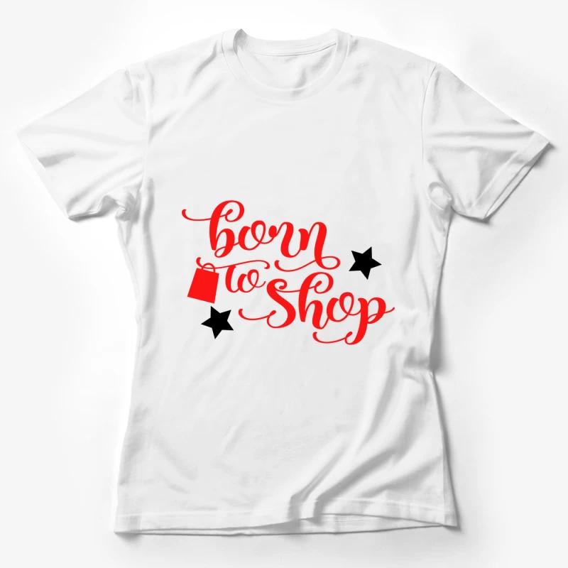 Motif de shopping stylé Femme T-Shirt