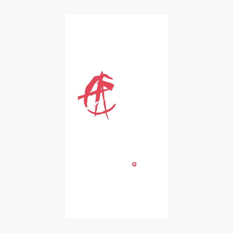 Red Circle Lace Up iPhone Case