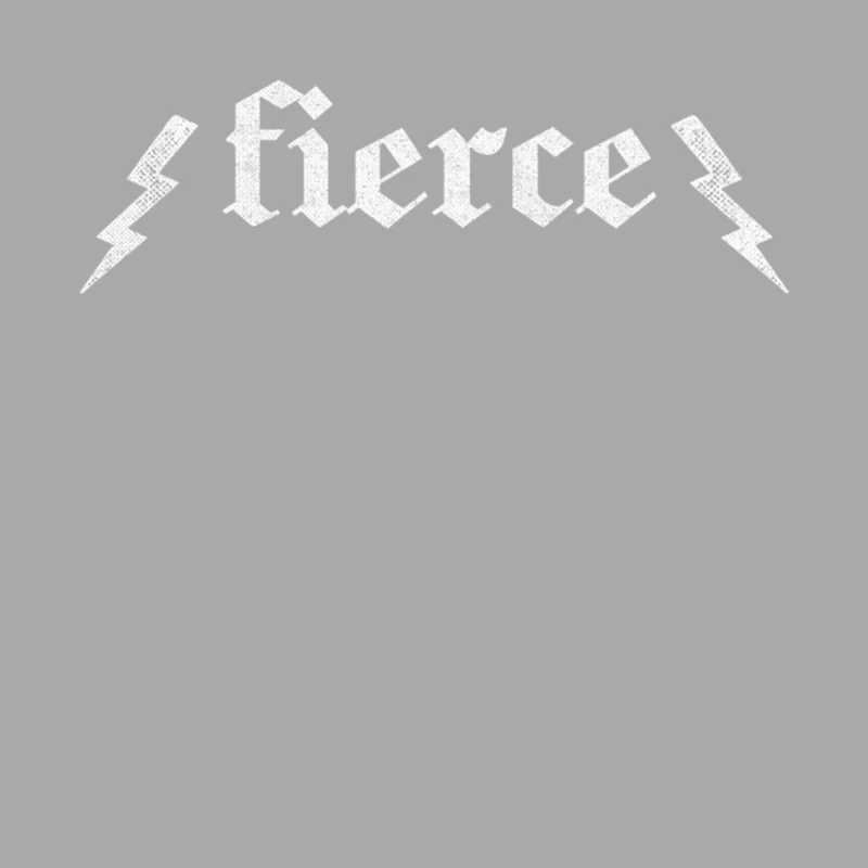 Fierce  Original Faded Punksthetic Design Female Pullover Hoodie