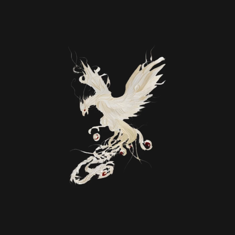 Phénix majestueux en vol Homme T-Shirt