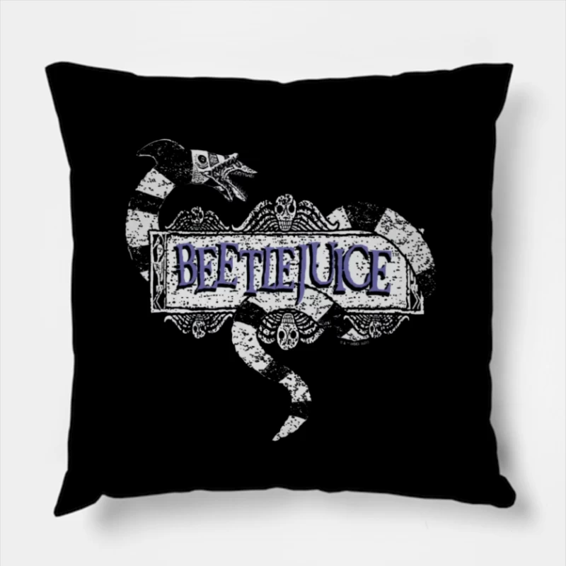Beetlejuice Throw Pillow