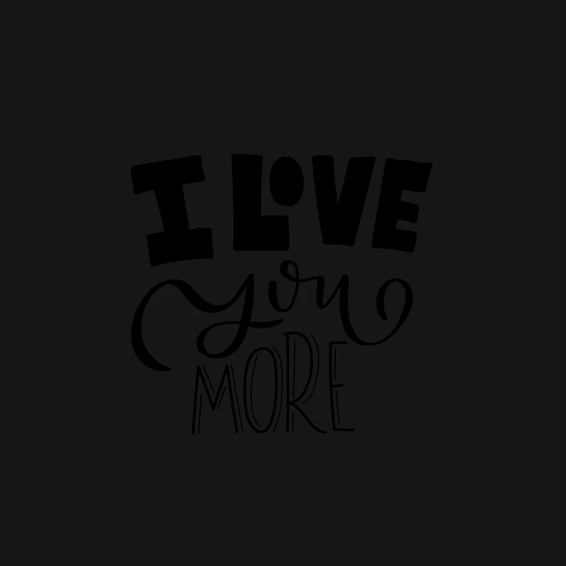 Conception Typographique Amour Femme T-Shirt