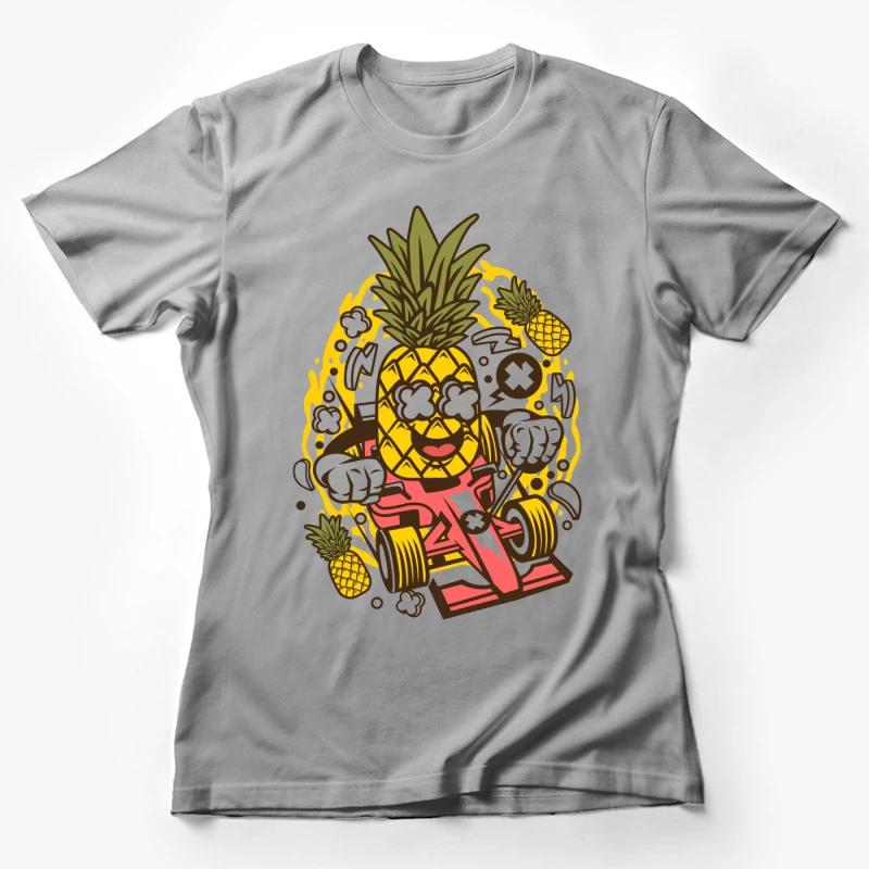 Ananas Rigolo Pilote Femme T-Shirt