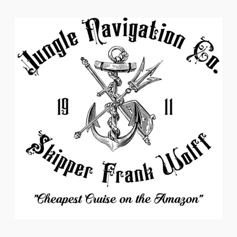 Jungle Navigation Company from Jungle Cruise Throw Pillow