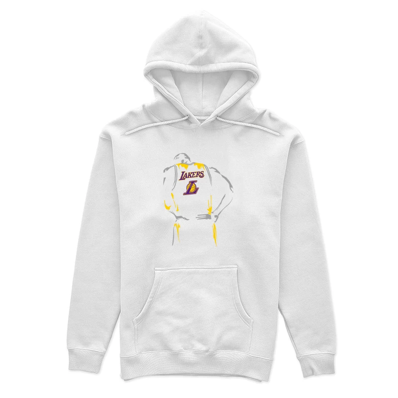 Lakers Basketball-Silhouette Damen Pullover Hoodie
