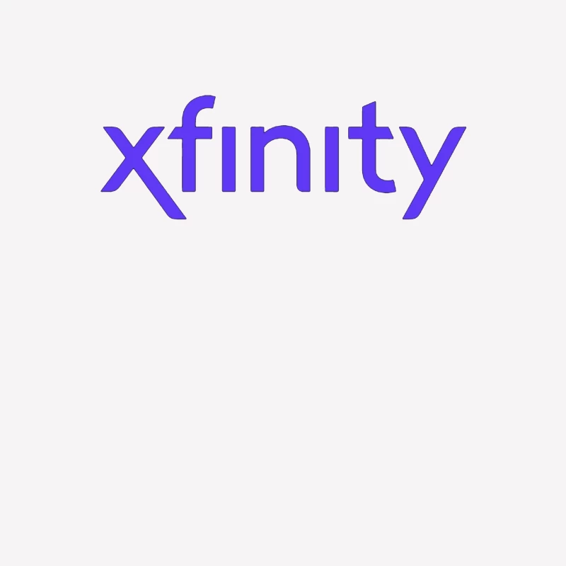 Purple Xfinity Corporate Logo Female T-Shirt