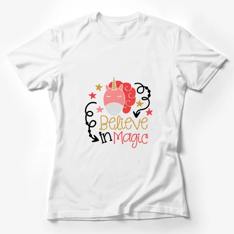 Crois en la magie de la licorne Femme T-Shirt