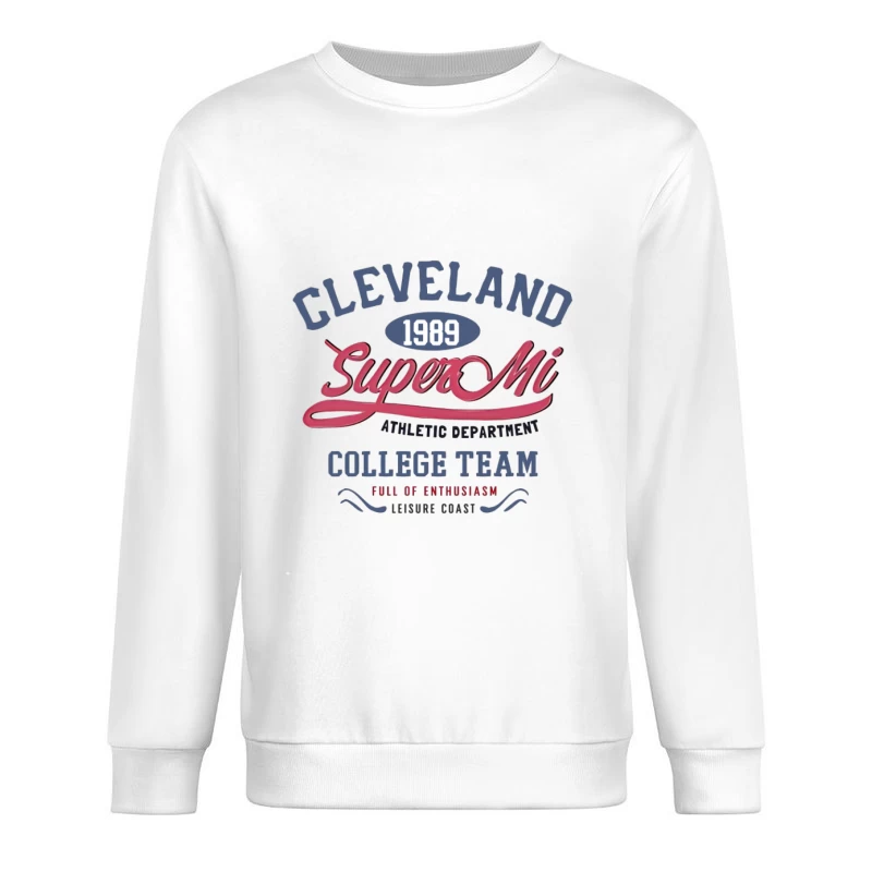 Design de l'Équipe Collégiale Cleveland Super Mi Homme Sweat-shirt à enfiler