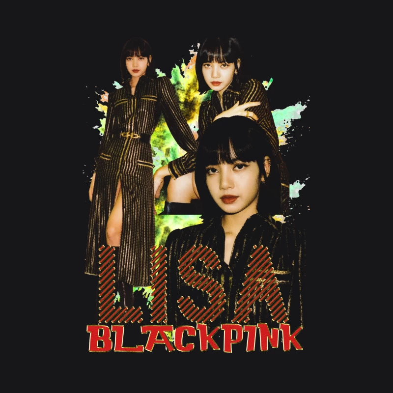 Lisa from BLACKPINK in Fashionable Attire Female Pullover Hoodie