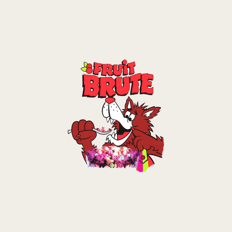 Vintage Fruit Brute Monster Cereal Mascot Logo Bucket Hat