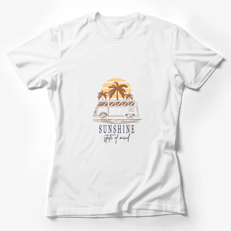 Évasion en Van sous le Soleil Femme T-Shirt