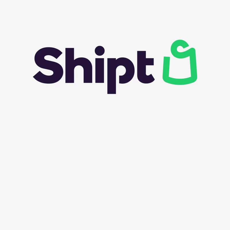 Shipt Modern Minimalist Logo with Green Hanger Icon Female Pullover Sweatshirt