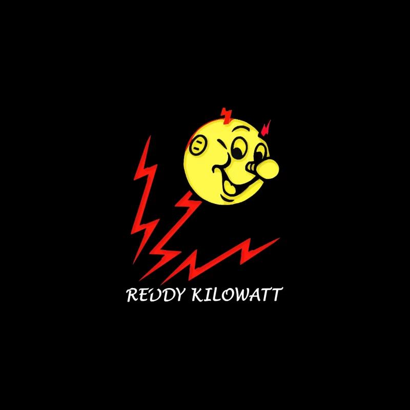 Reddy Kilowatt - Classic Electricity Company Mascot with Lightning Bolts Mouse Pad