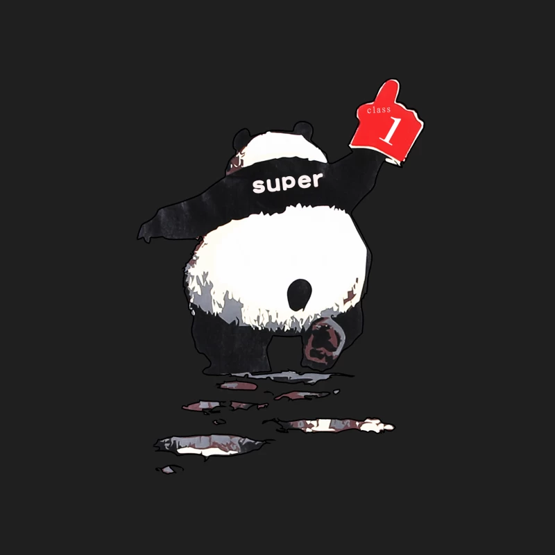 Tanzender Panda mit Daumen hoch Herren Tanktops