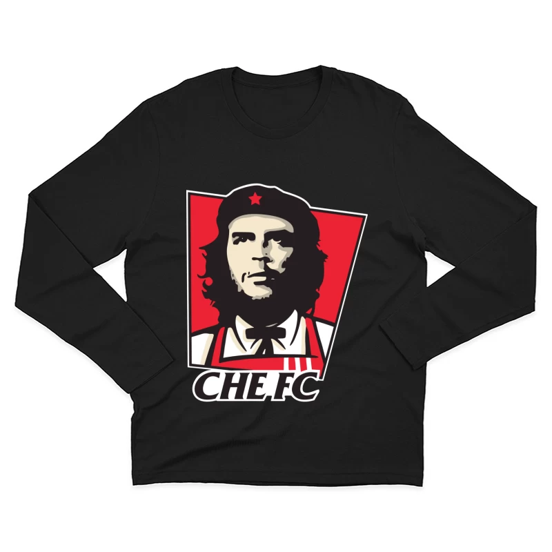 Che Guevara Inspired Sports Team Logo Male Long Sleeve T-Shirt