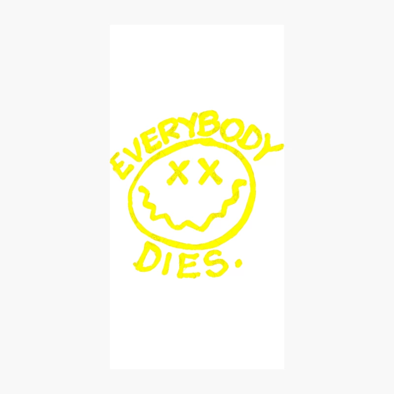 Everybody Dies - Nihilist Tee iPhone Case