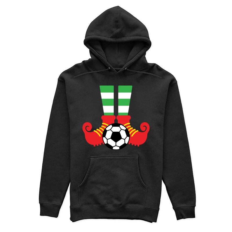Chaussures d'elfe avec ballon de football Femme Sweat à capuche
