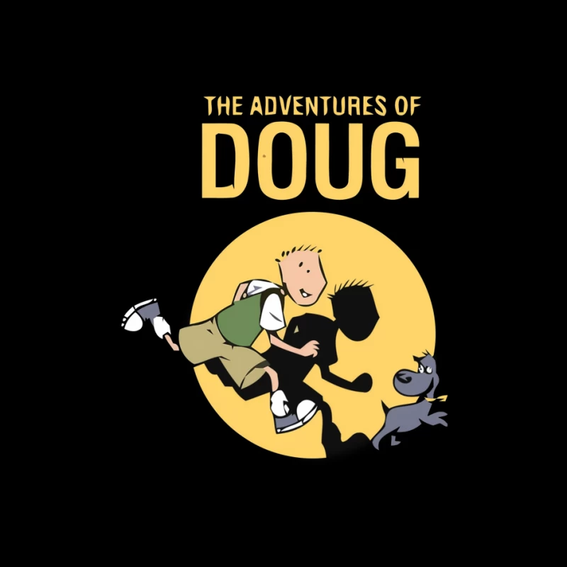 The Adventures of Doug - Classic 90s Animated Series Logo Pin